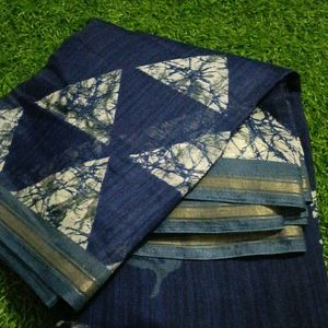 Soft Cotton Saree With Blouse