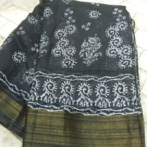 New Unused Saree With Blouse Pc