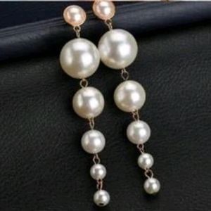 Crystalane Long Pearl EarringsName