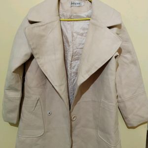 Women's Beige Colour Winter Coat