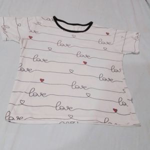 White T-shirt For Women