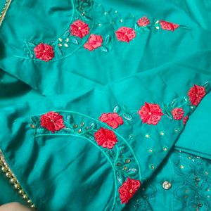 Beautiful Embroidery Work Dress Material