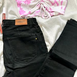 Lovegen black skinny jeans🍭