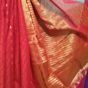 Rust Colour New Saree