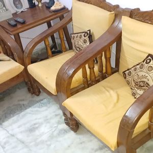 Sangwan Pure Wood SofaSet