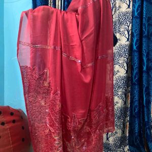 Red party Special Saree