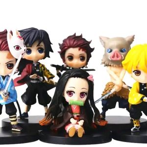 Pack Of 6 Action Figures Demon Slayer