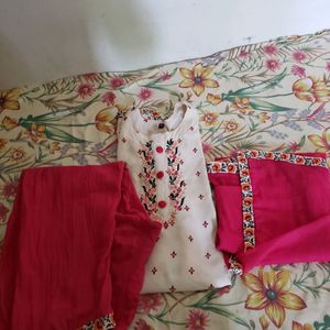 Plazzo Set With 2 Mtr Shiffon Dupatta