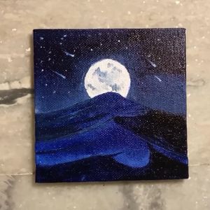 Desert night Painting