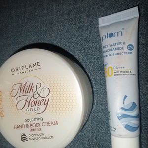 Oriflame Cream And Plum Sunscreen