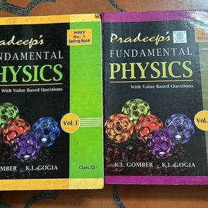 Pradeep’s Fundamental Physics VOL 1 & 2 - class XI