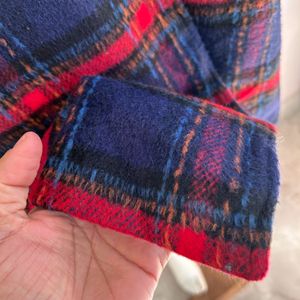 Plaid Overcoat FIXED PRICE