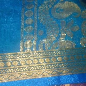 Blue Saree