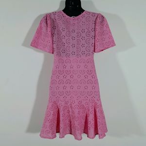 Pink Embroidered Dress (Women's)