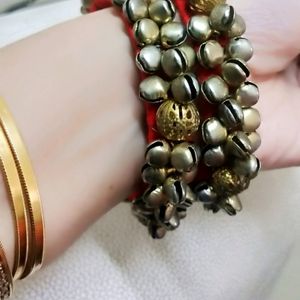 Bangles with Gold Finish