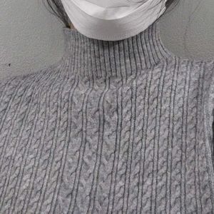 Soft Turtle Neck_ Beige & Grey ✨