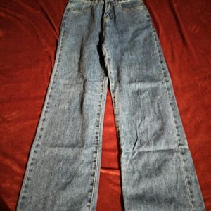 Denim Straight Jeans