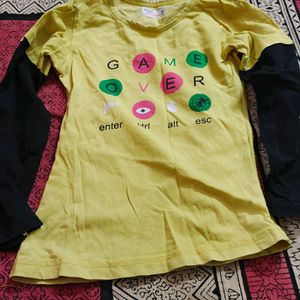 Girls Full Hand Tshirts