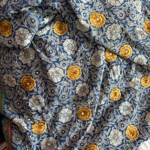 Pure Goergette Kantha And Embroidery Work Saree