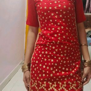 Red Suit Salwar