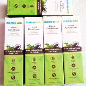 😍 MAMAEARTH HENNA CONDITIONERS PACK 😃OF 5⃣