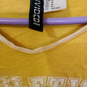 H&M Yellow Top