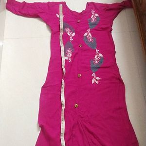 Pink Colour Kurta