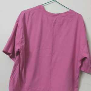 Pink Crop T-shirt