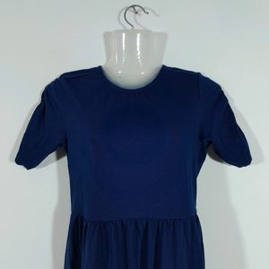 Navy Blue A Line Dress (Women's)