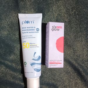 Sunscreen & Double Cleanser
