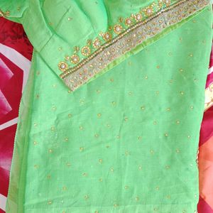 Green Saree