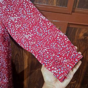 Pretty Red Tunic Top❤️