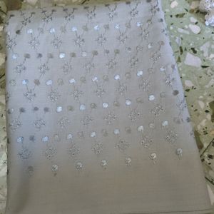 Grey Chinkari Fabric