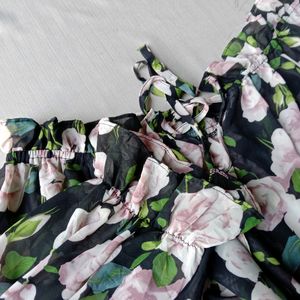 New Korean Off Shoulder Floral Bardot