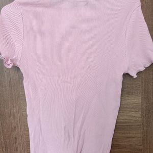 Light Pink Fit Top From Zudio Size L