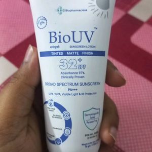 BioUv SPF 32+ PA+++, TINTED MATTE FINISH