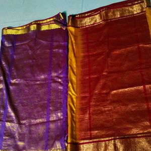 Combo Pure Gadwal Sarees