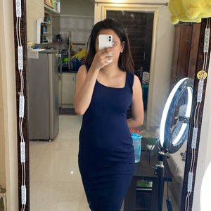 Navy Blue Bodycon Dress