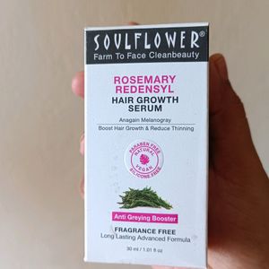 Soulflower Rosemary Redensyl Hair Growth Serum & A