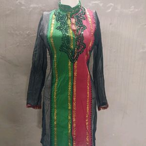 Short  Lakhnavi Kurta