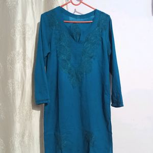 Cotton Chikankari Kurti