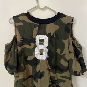 Army Print Top