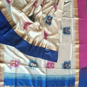 100% Pure Ganga Jamuna Bomkai Saree