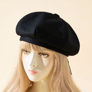 Black Beret Cap