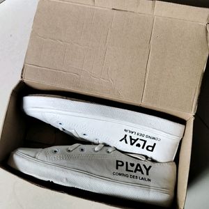 White Plastic Shoes Mens Casual Use