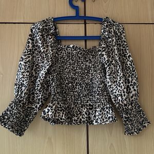 Leopard Print Top