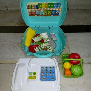 Supermarket Play Suitcase Toy (Multicolor)