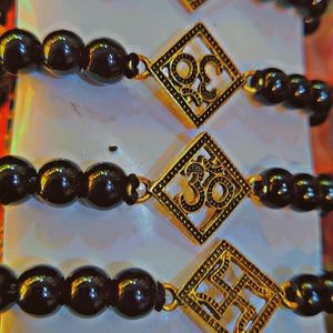 om And Swastik Bracelet For Men