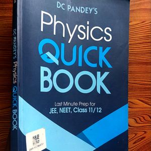 DC PANDEY'S physics Handbook For JEE/NEET/11&12.