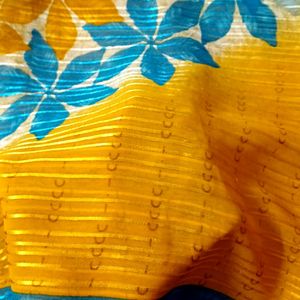 Silk And Cotton Saree Combo New✨️